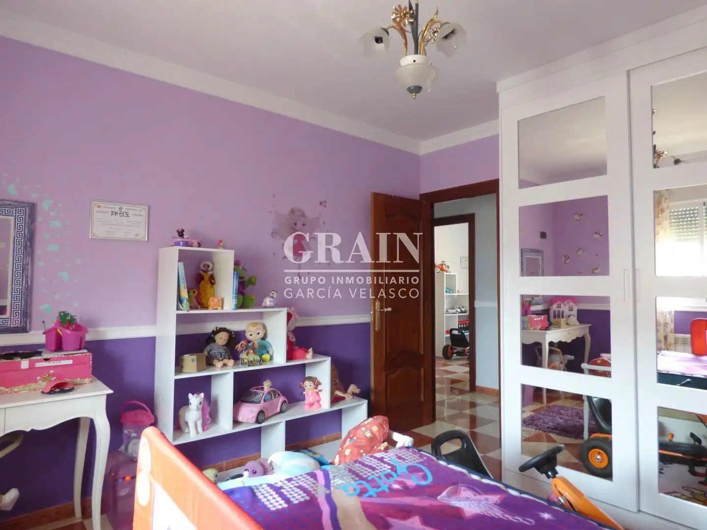 Bedroom of Houses for sale in Albacete  with Air Conditioner, Heating and Private garden