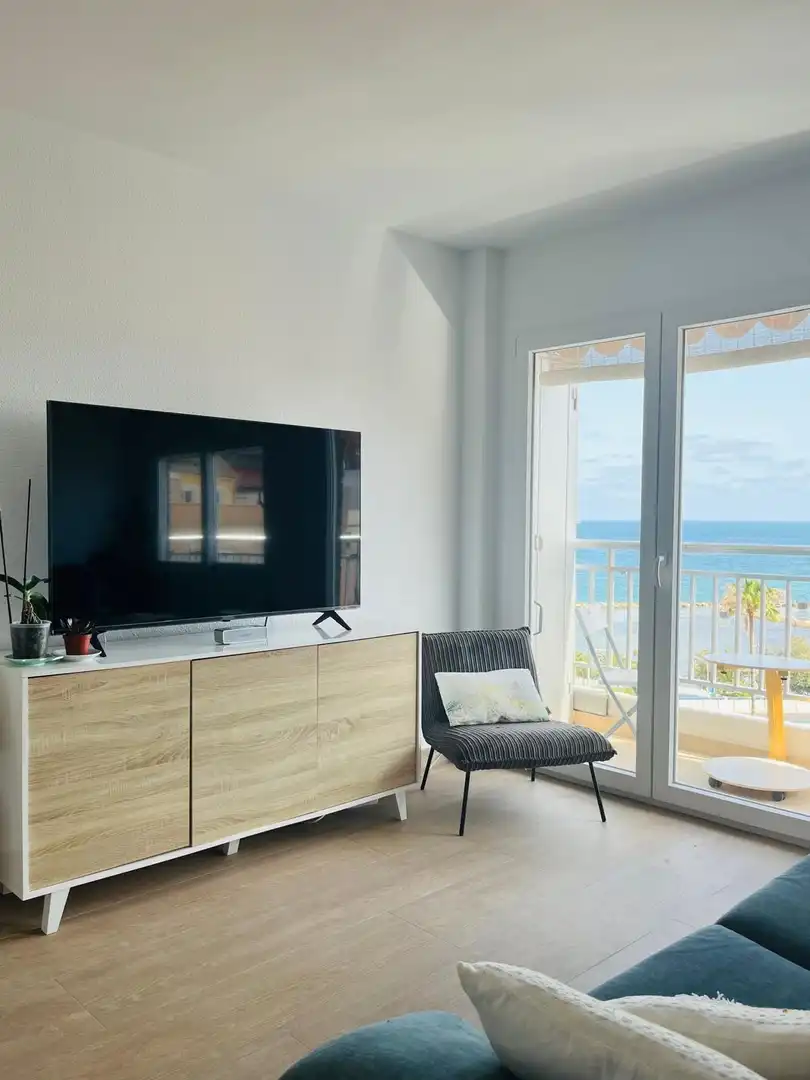 Wohnzimmer von Wohnung zur Miete in Alicante / Alacant mit Klimaanlage, Heizung und Terrasse