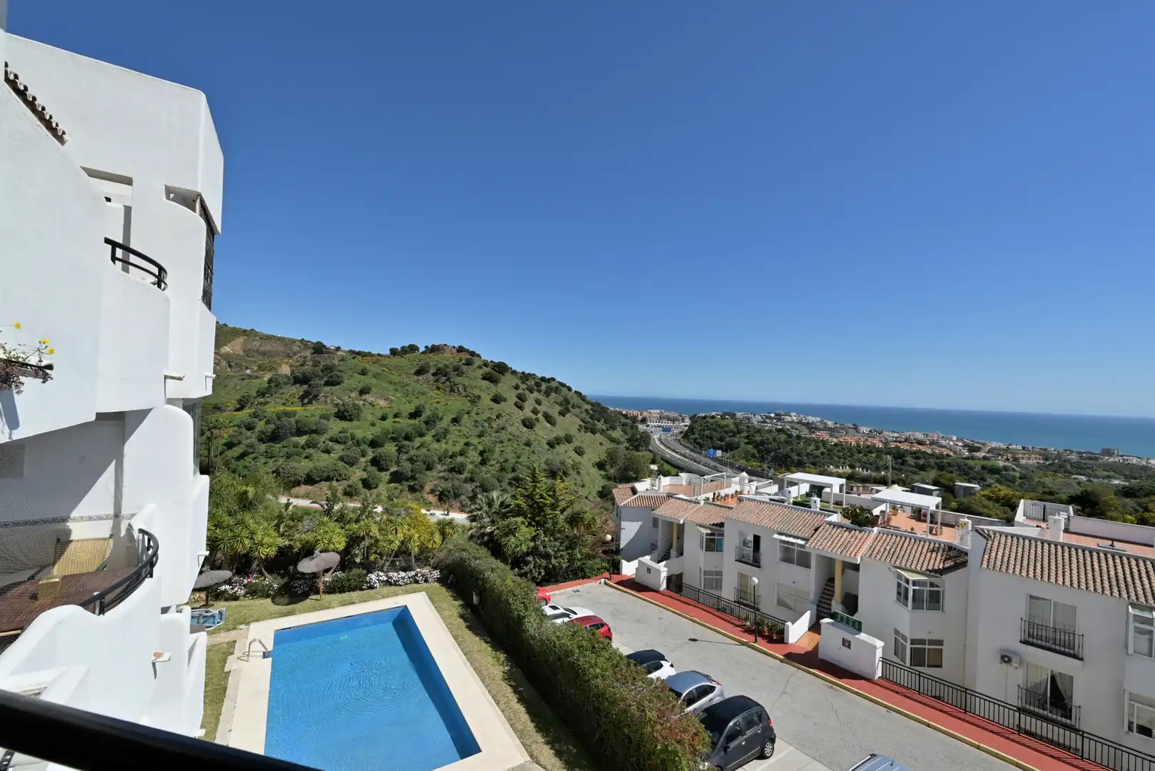 Exterior view of Apartments for sale in Mijas  with Air Conditioner, Terrace and Swimming Pool