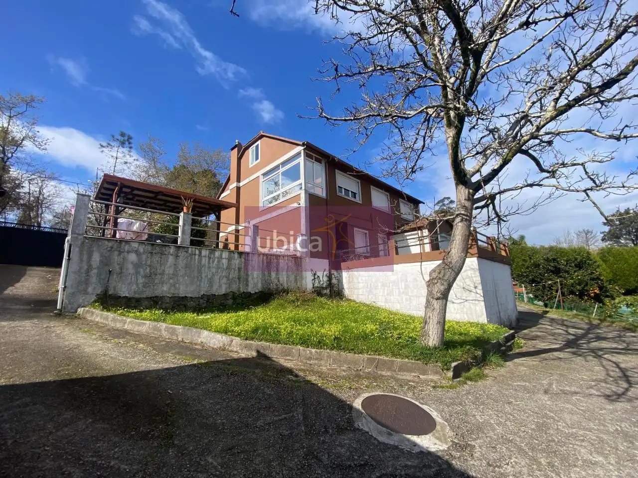 Vista exterior de Casa o chalet en venta en Mos con Calefacción, Jardín privado y Terraza