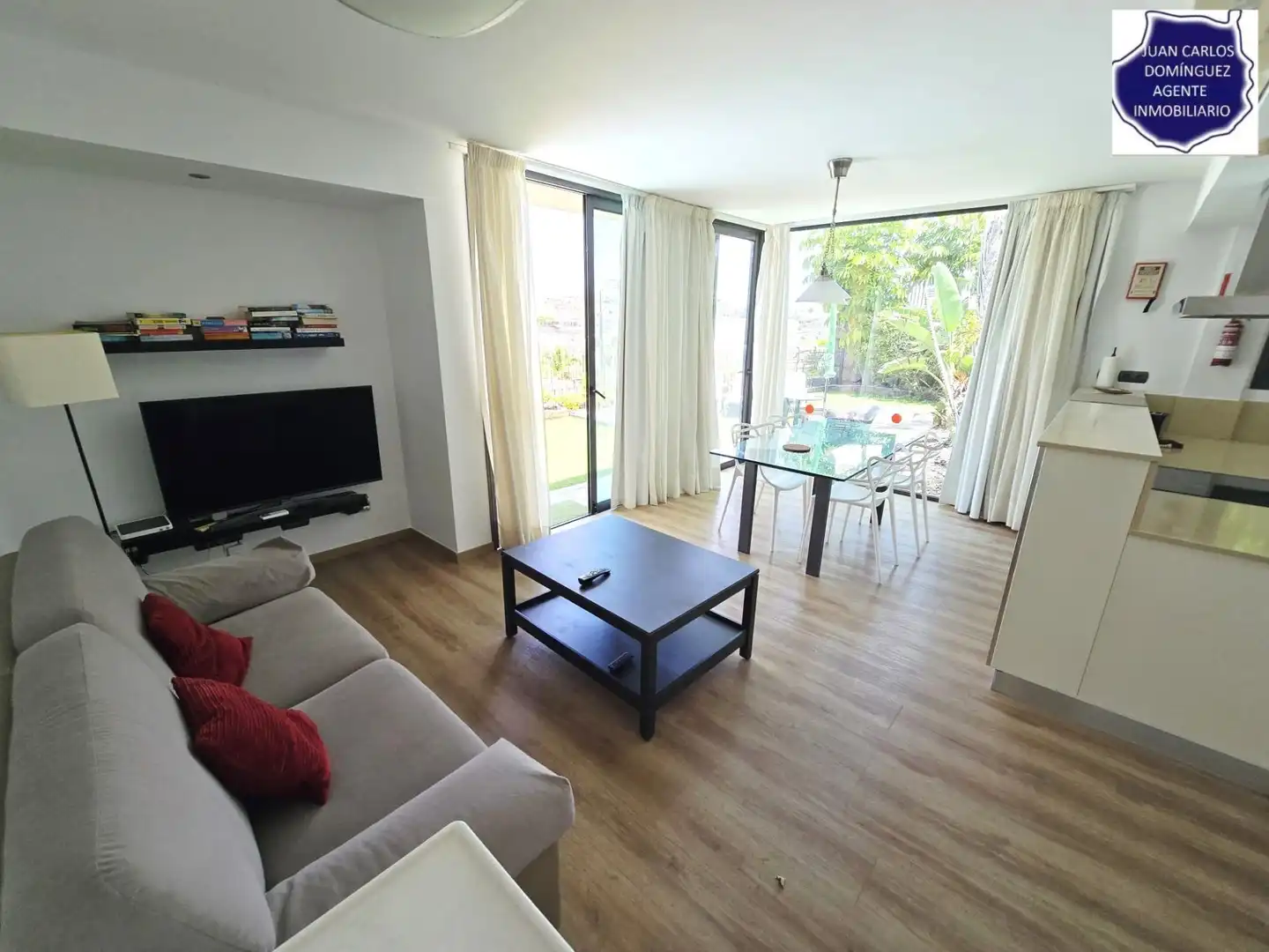 Wohnzimmer von Haus oder Chalet zum Verkauf in San Bartolomé de Tirajana mit Klimaanlage, Privatgarten und Terrasse