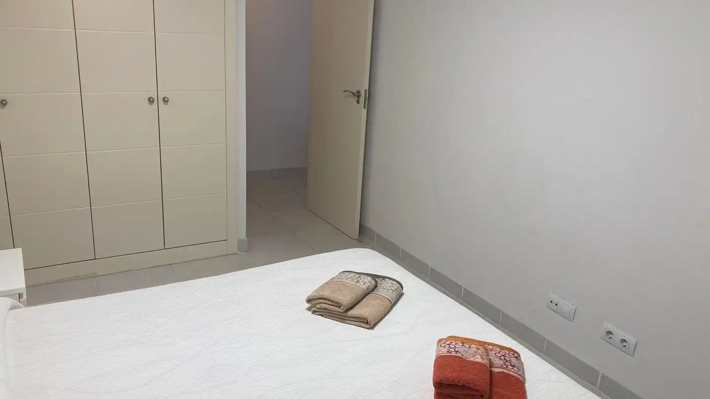 Bedroom of Flat for rent in Vera  with Air Conditioner, Terrace and Furnished