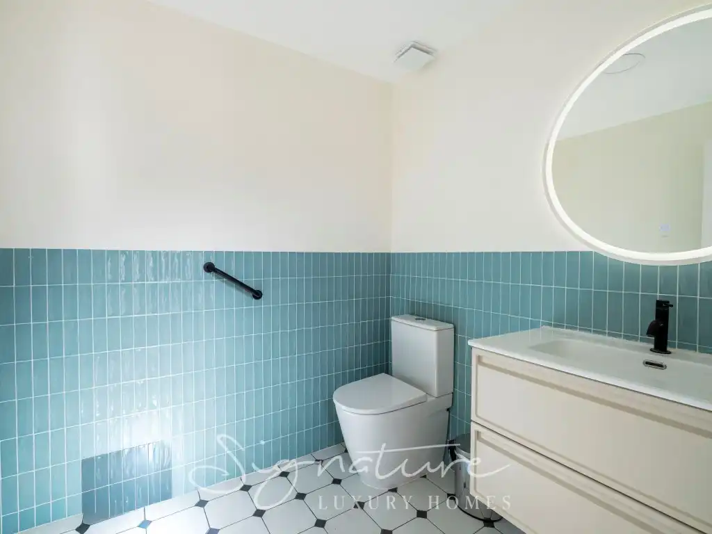 Baño de Casa o chalet de alquiler en Sant Cugat del Vallès con Aire acondicionado, Jardín privado y Terraza