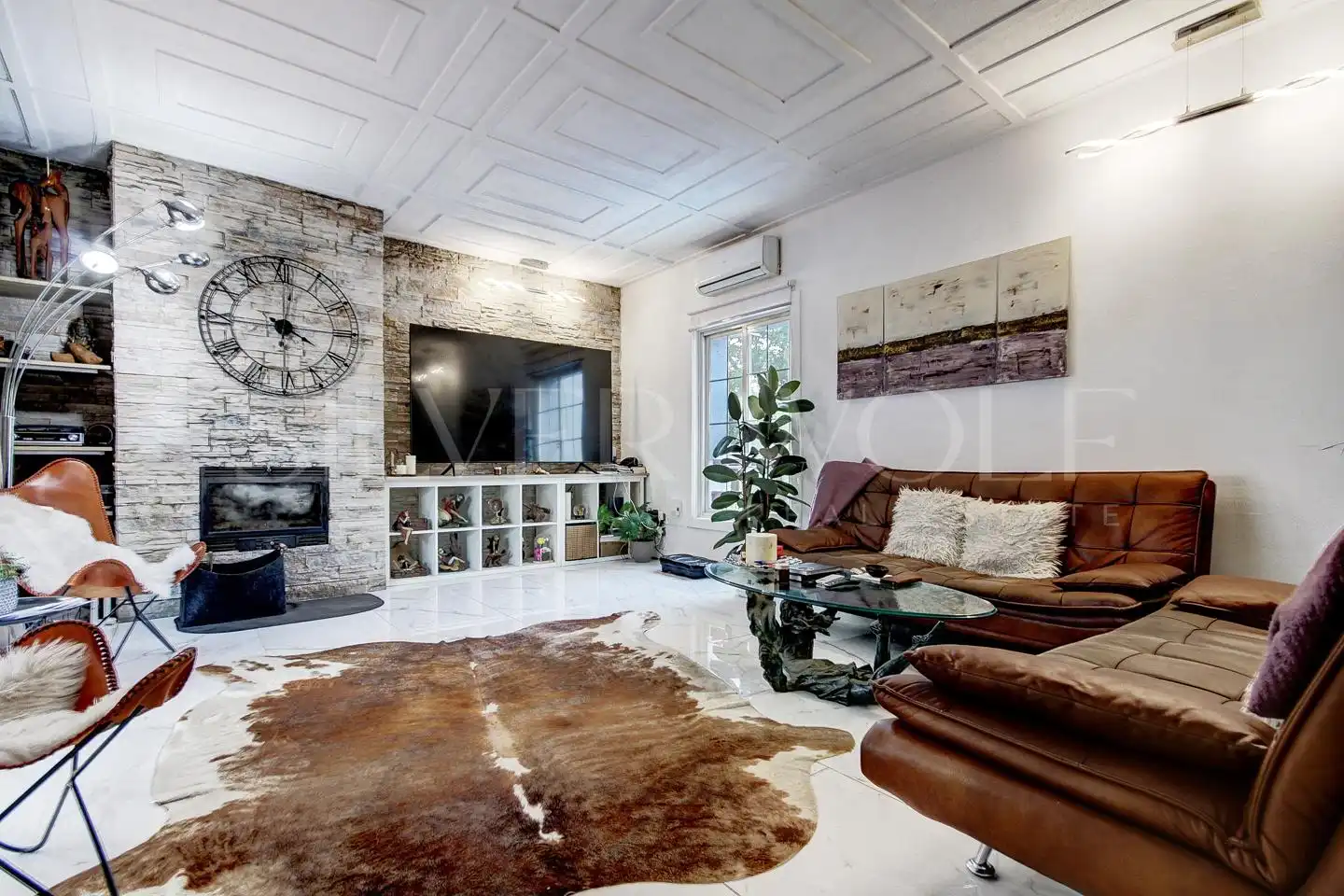 Sala de estar de Casa o chalet en venta en Cervelló con Aire acondicionado, Calefacción y Jardín privado