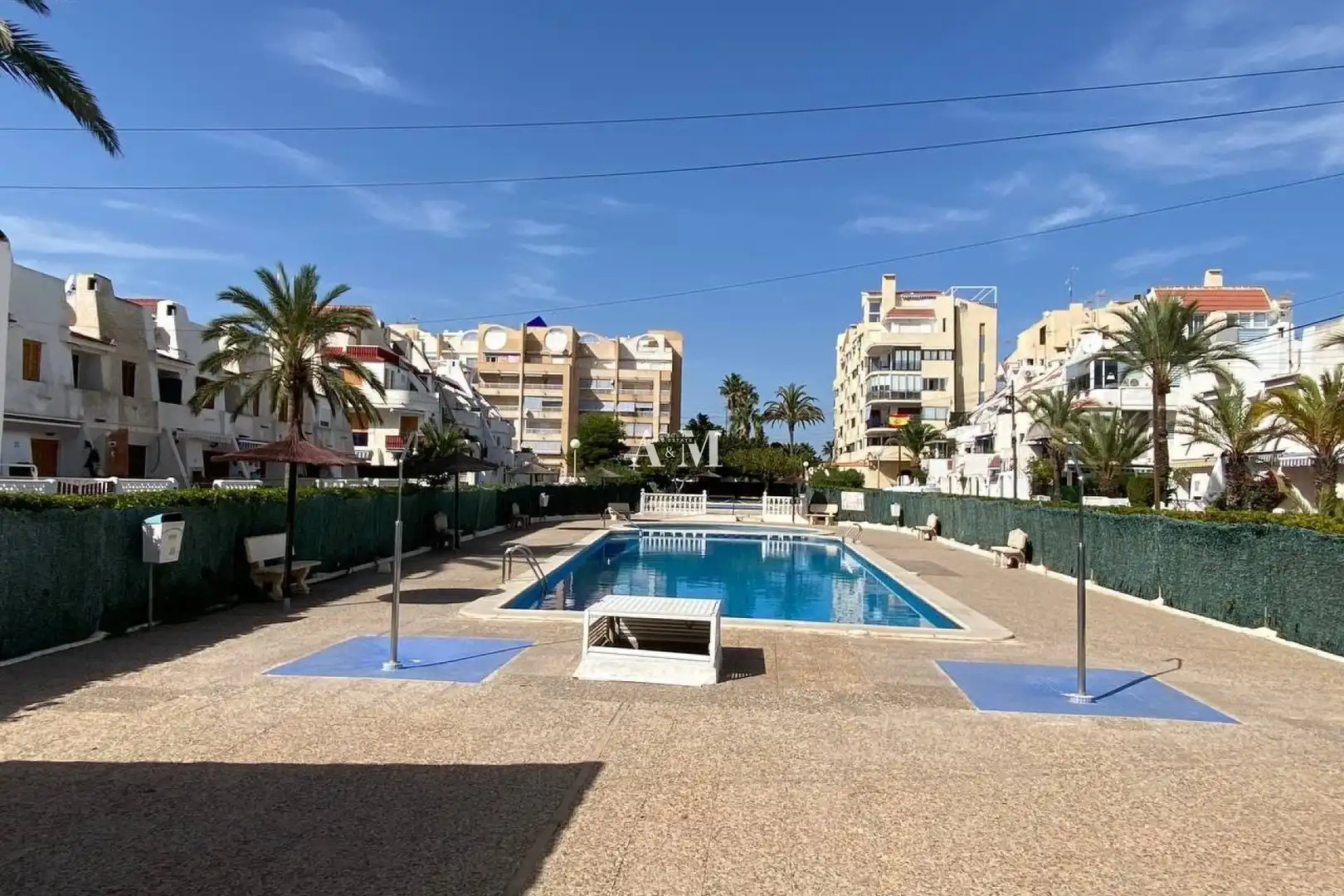 Piscina de Piso de alquiler en Torrevieja con Aire acondicionado, Calefacción y Terraza