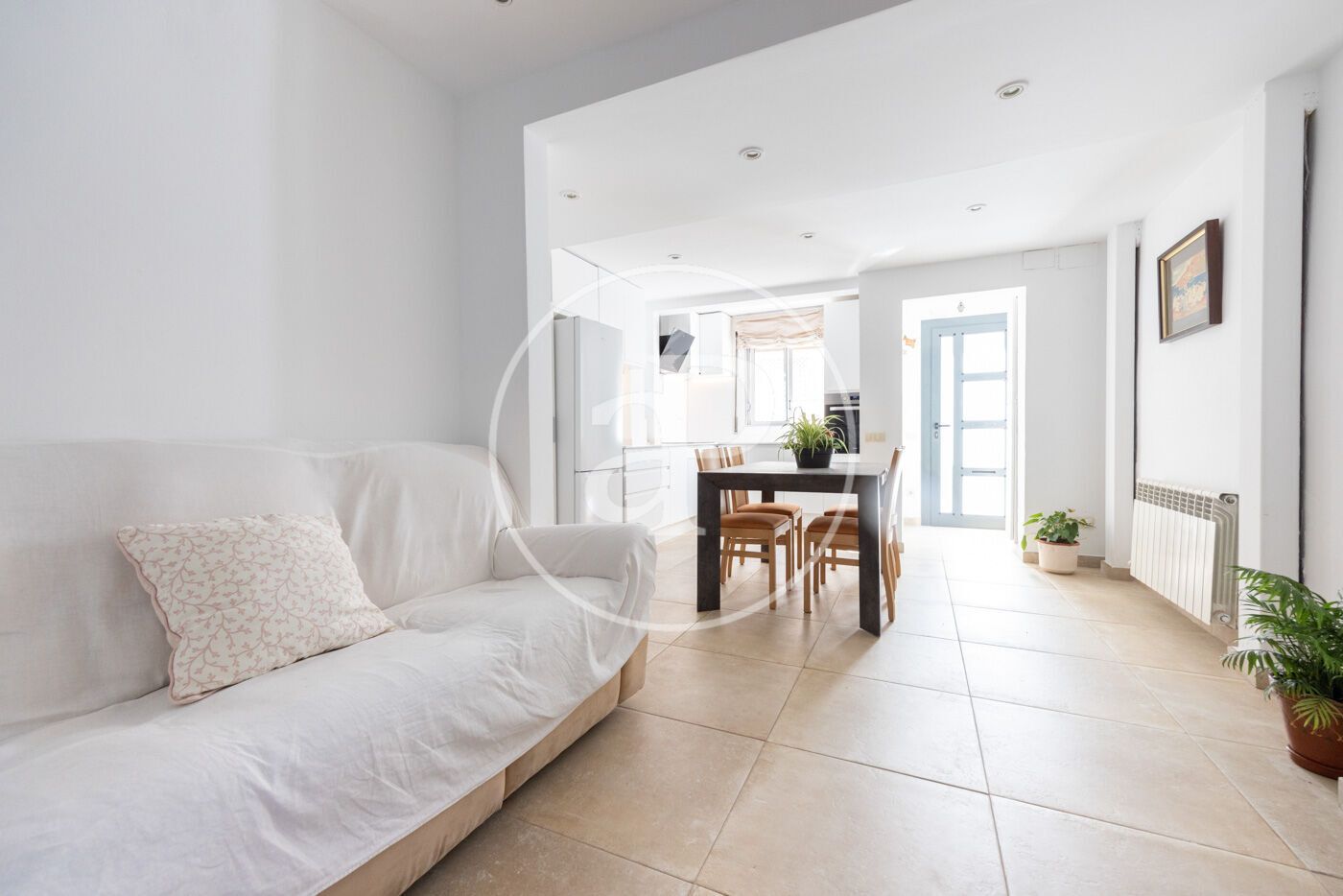 Sala de estar de Casa adosada en venta en Teià con Aire acondicionado, Calefacción y Terraza