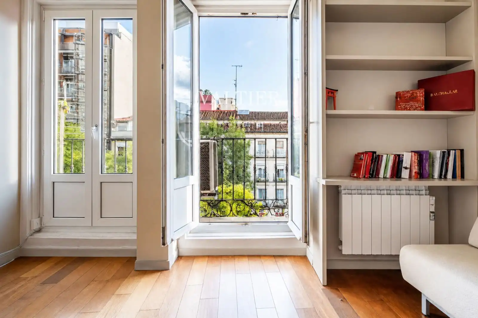 Terraza de Piso de alquiler en Madrid con Aire acondicionado, Trastero y Amueblado