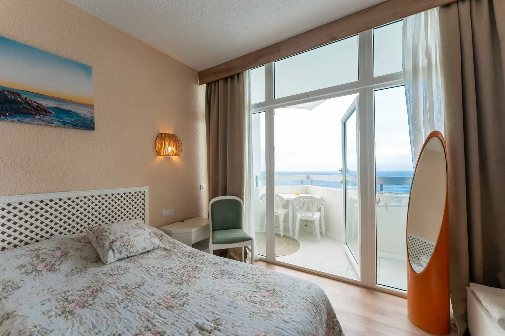 Schlafzimmer von Wohnung zum Verkauf in Los Realejos mit Möbliert, Balkon und Gemeinschaftspool