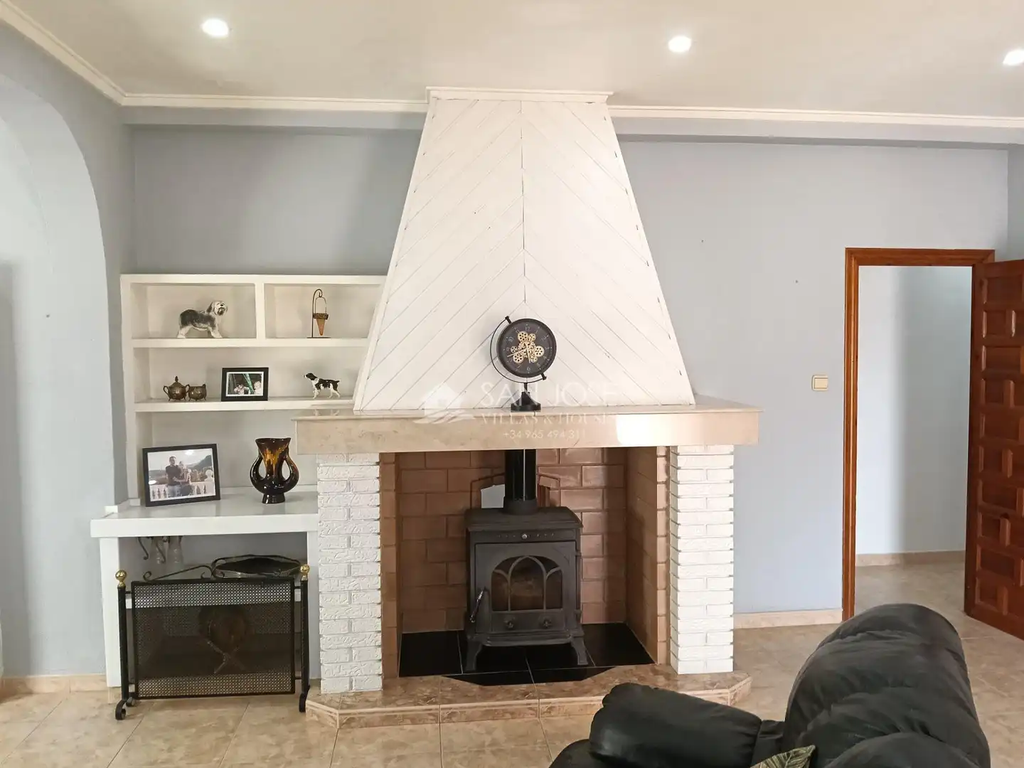 Sala de estar de Casa o chalet en venta en Aspe con Aire acondicionado, Calefacción y Jardín privado