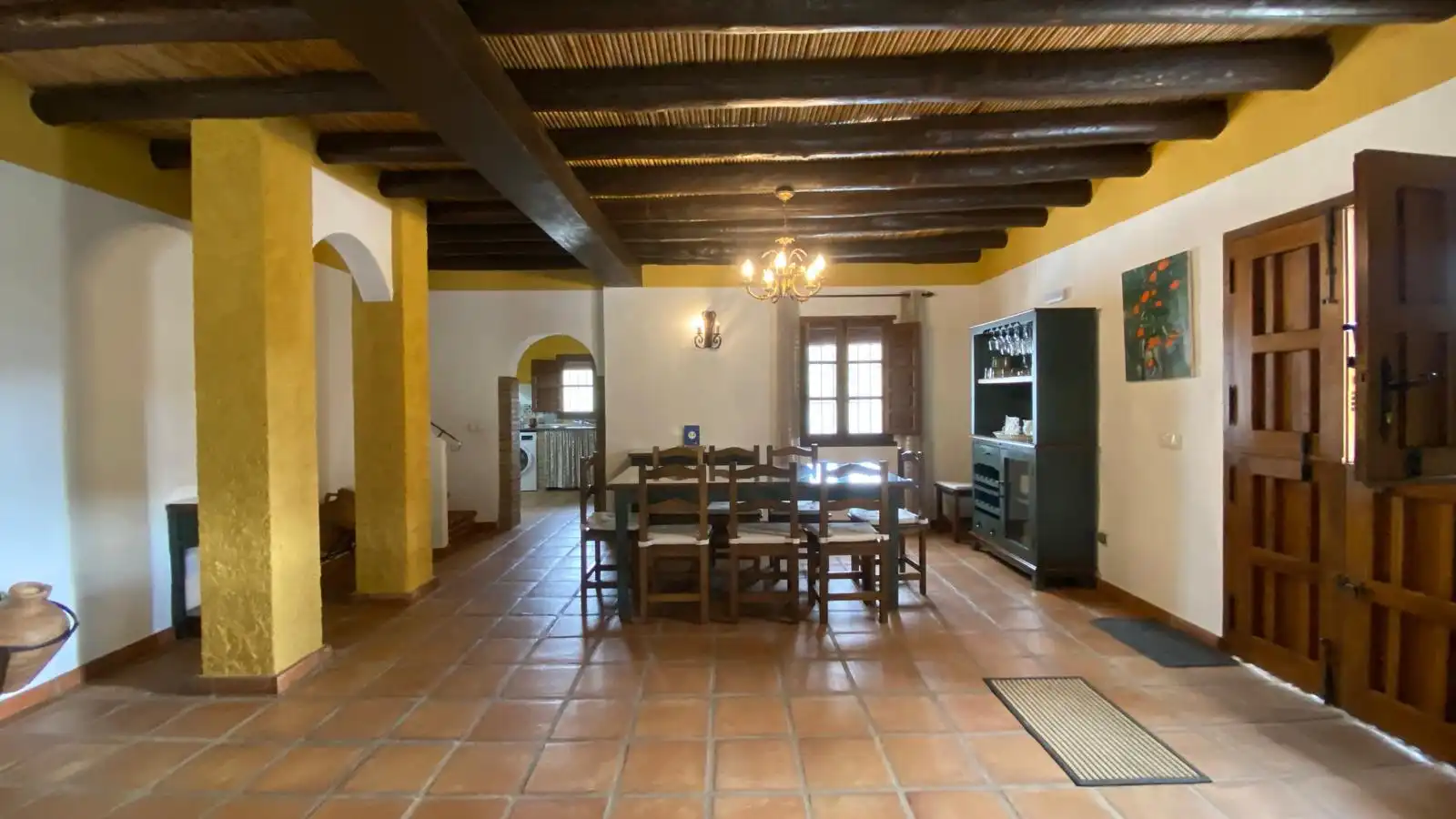Dining room of Houses for sale in Guaro  with Air Conditioner, Heating and Private garden