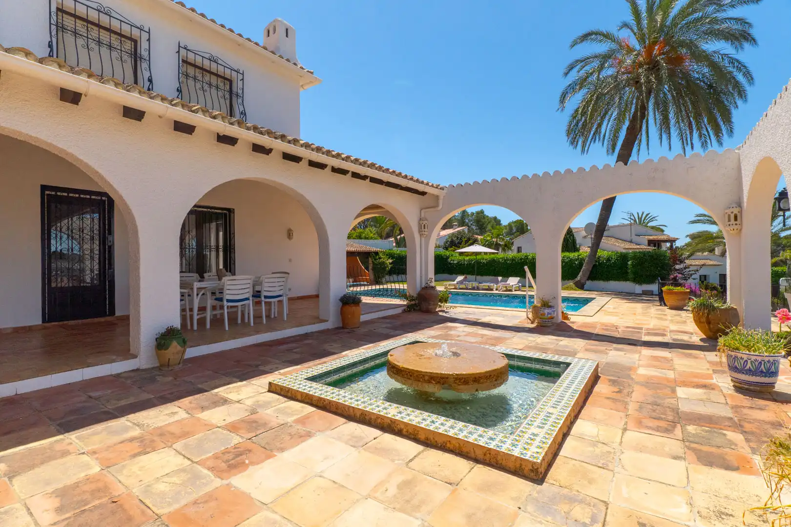 Vista exterior de Casa o chalet en venta en Moraira con Aire acondicionado, Calefacción y Terraza
