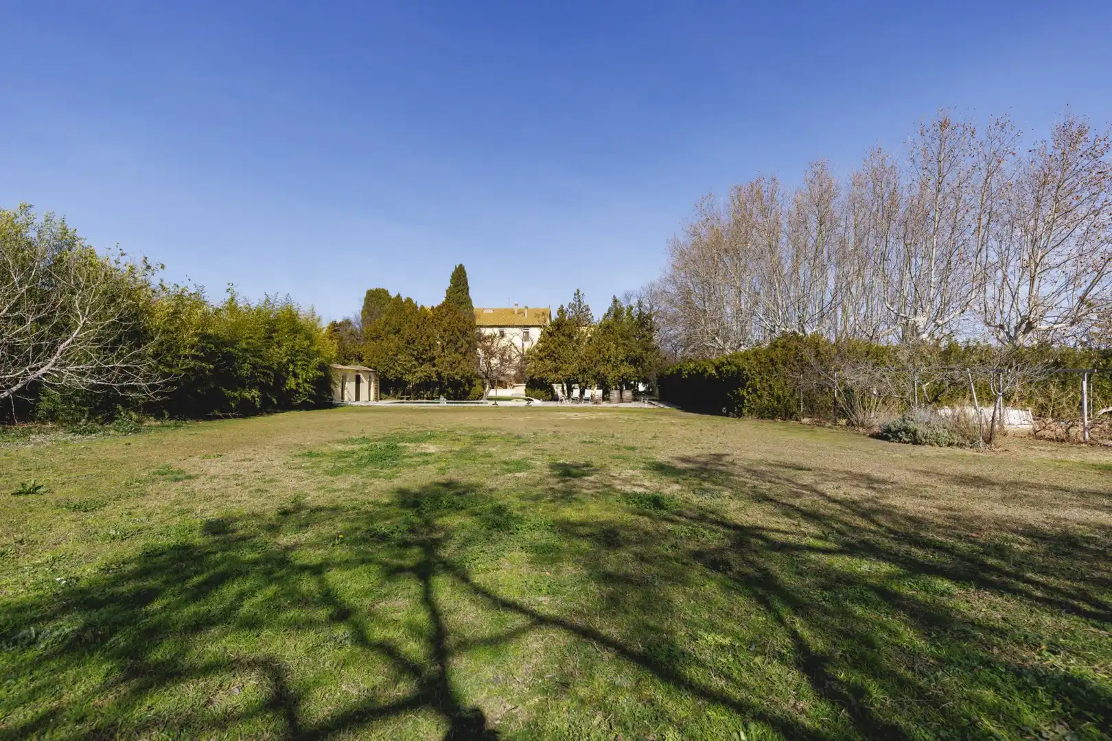 Jardí de Finca rústica en venda en Borrassà amb Calefacció, Terrassa i Piscina