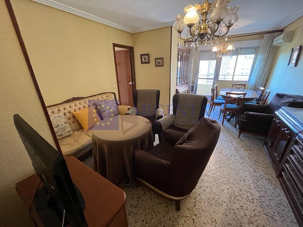 Living room of Flat to rent in Cáceres Capital  with Terrace and Balcony