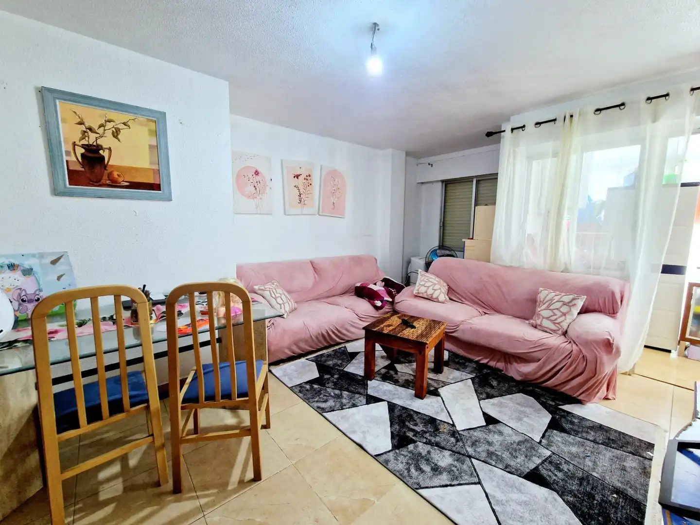 Sala de estar de Apartamento en venta en Águilas con Calefacción y Balcón