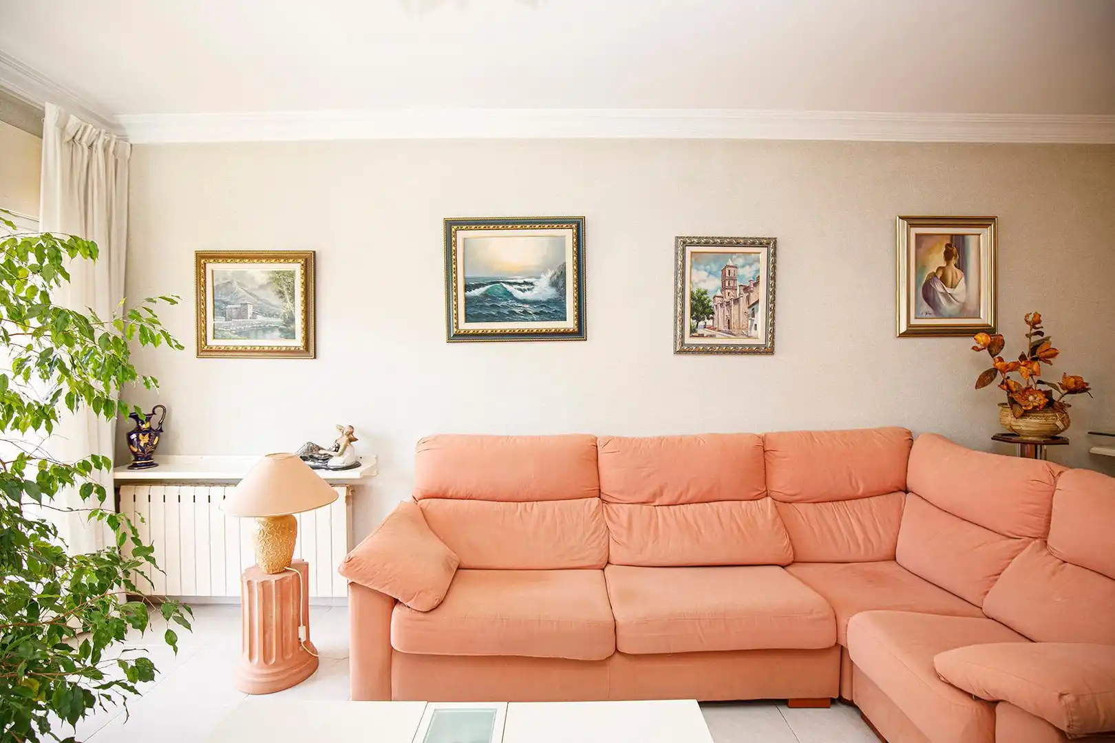Sala de estar de Casa o chalet en venta en Quart con Aire acondicionado, Jardín privado y Terraza