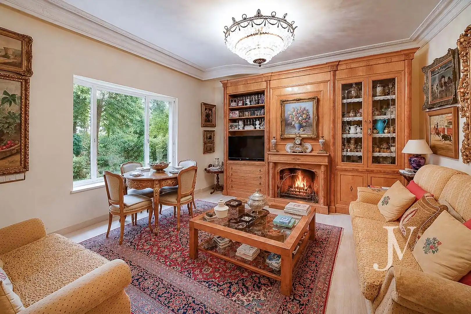 Sala de estar de Casa o chalet en venta en Madrid con Aire acondicionado, Calefacción y Jardín privado