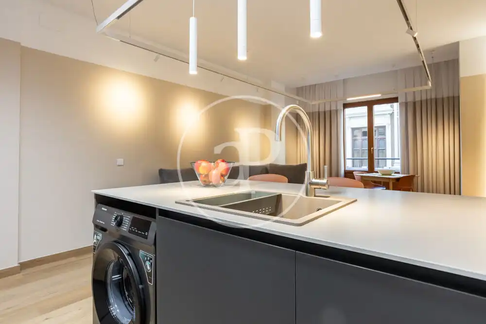 Kitchen of Flat for rent in Valencia  with Air Conditioner, Heating and Terrace