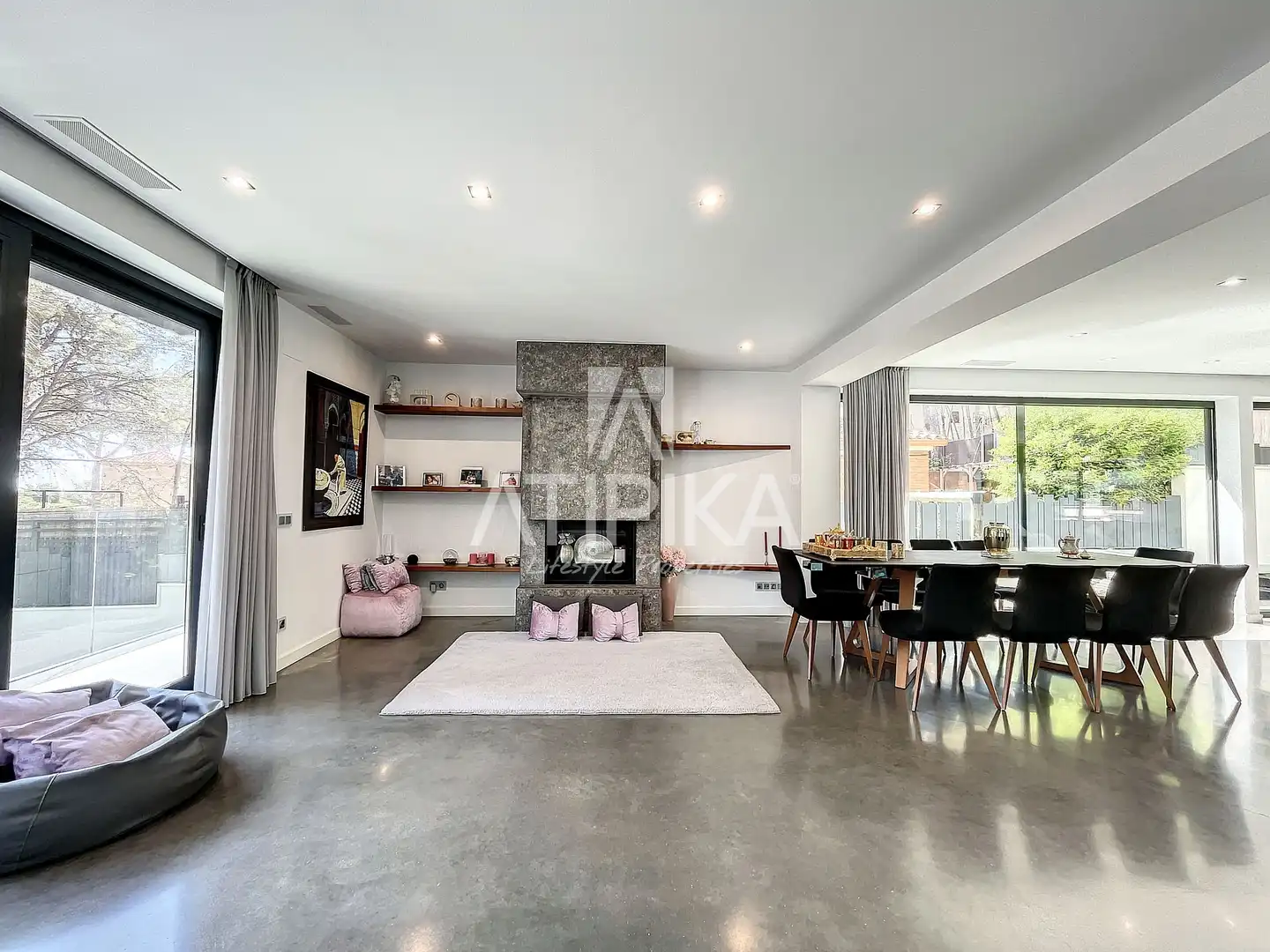 Living room of Houses for rent in Castelldefels  with Heating, Terrace and Swimming Pool