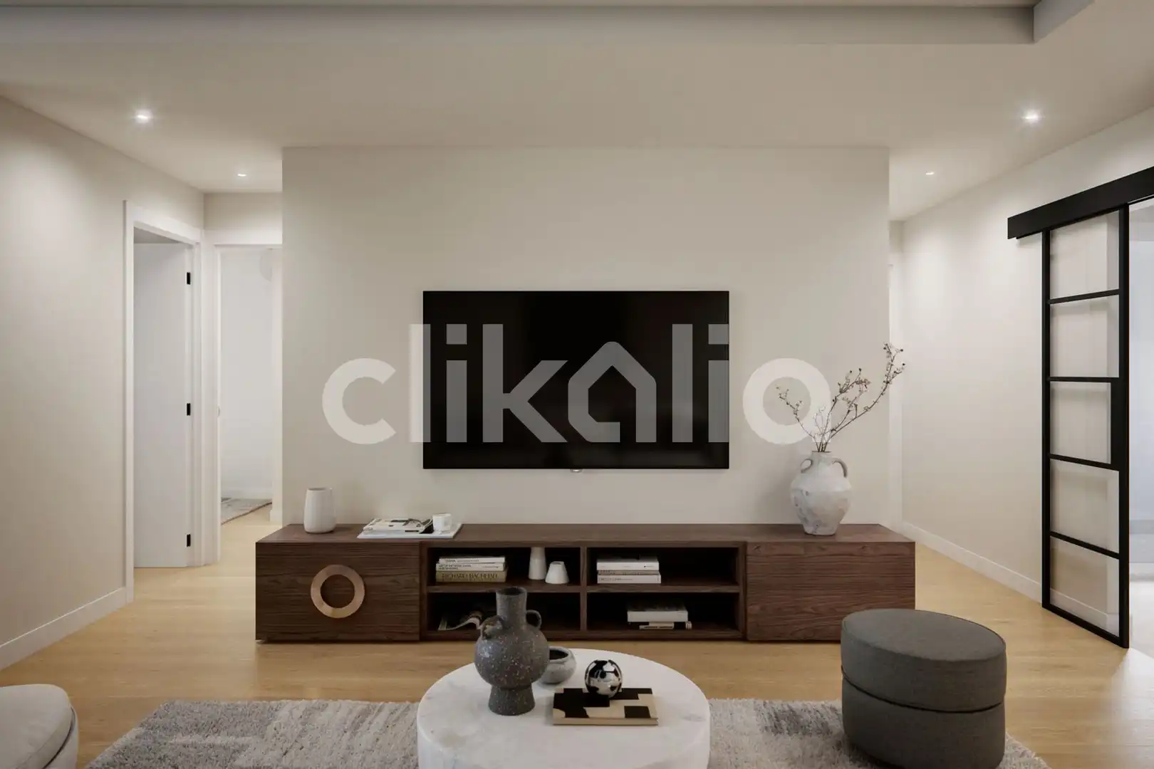 Living room of Flat for sale in Madrid  with Air Conditioner and Heating