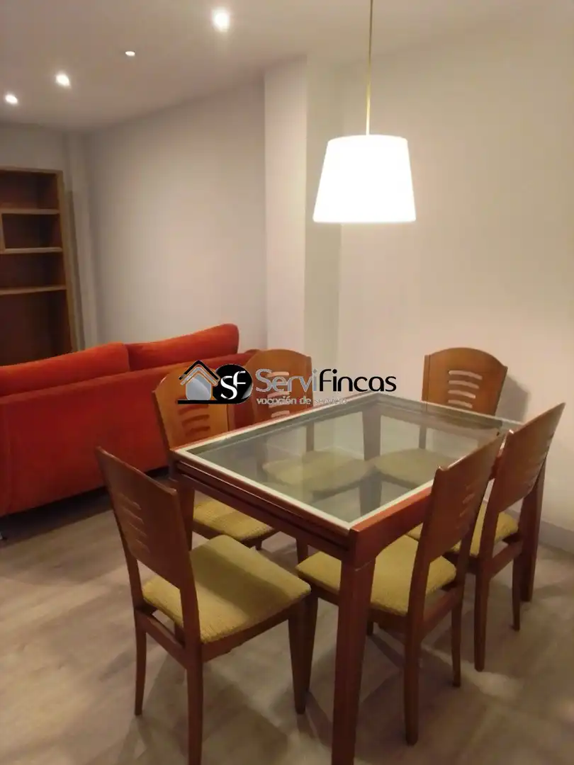 Dining room of Flat for rent in Madrid  with Air Conditioner, Terrace and Furnished