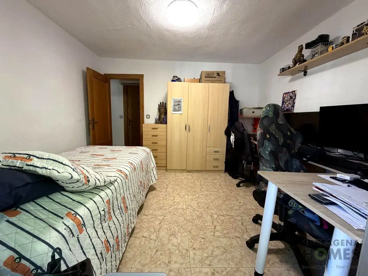 Schlafzimmer von Einfamilien-Reihenhaus zum Verkauf in Cartagena mit Abstellraum, Möbliert und Balkon