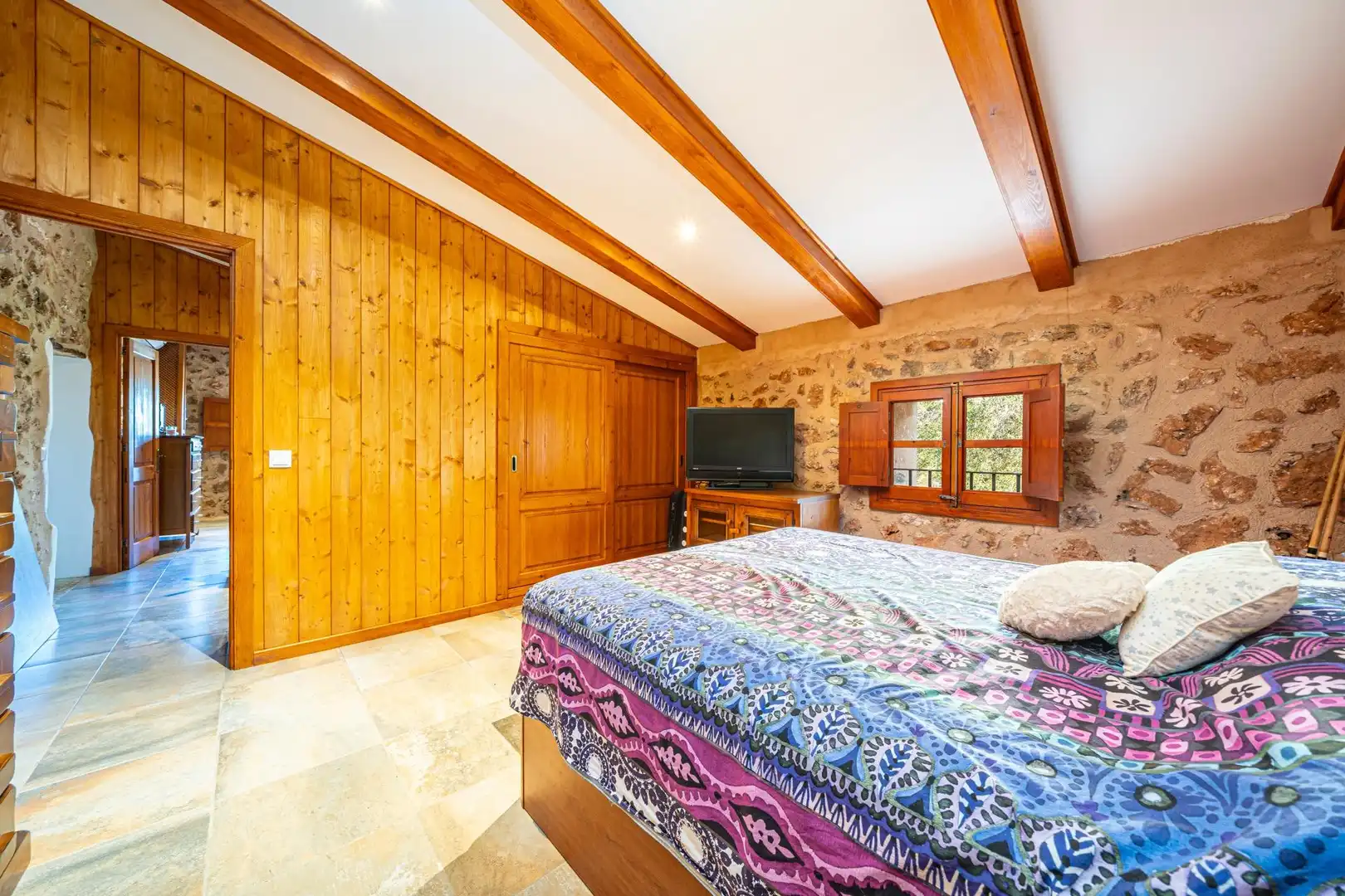 Habitación de Casa adosada en venta en Campos con Aire acondicionado, Calefacción y Jardín privado