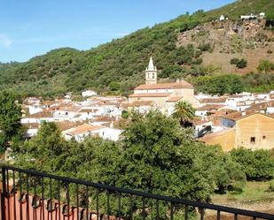 Exterior view of House or chalet for sale in Alájar  with Terrace, Swimming Pool and Furnished