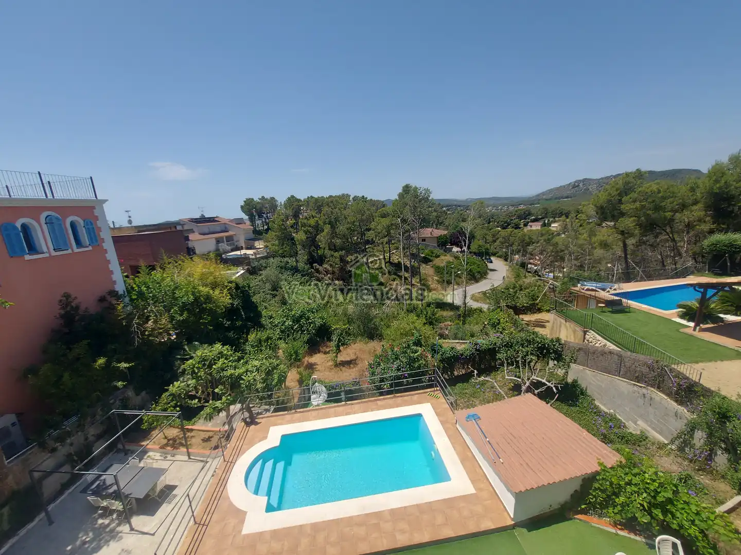 Piscina de Casa o xalet en venda en Olivella amb Calefacció, Jardí privat i Parquet