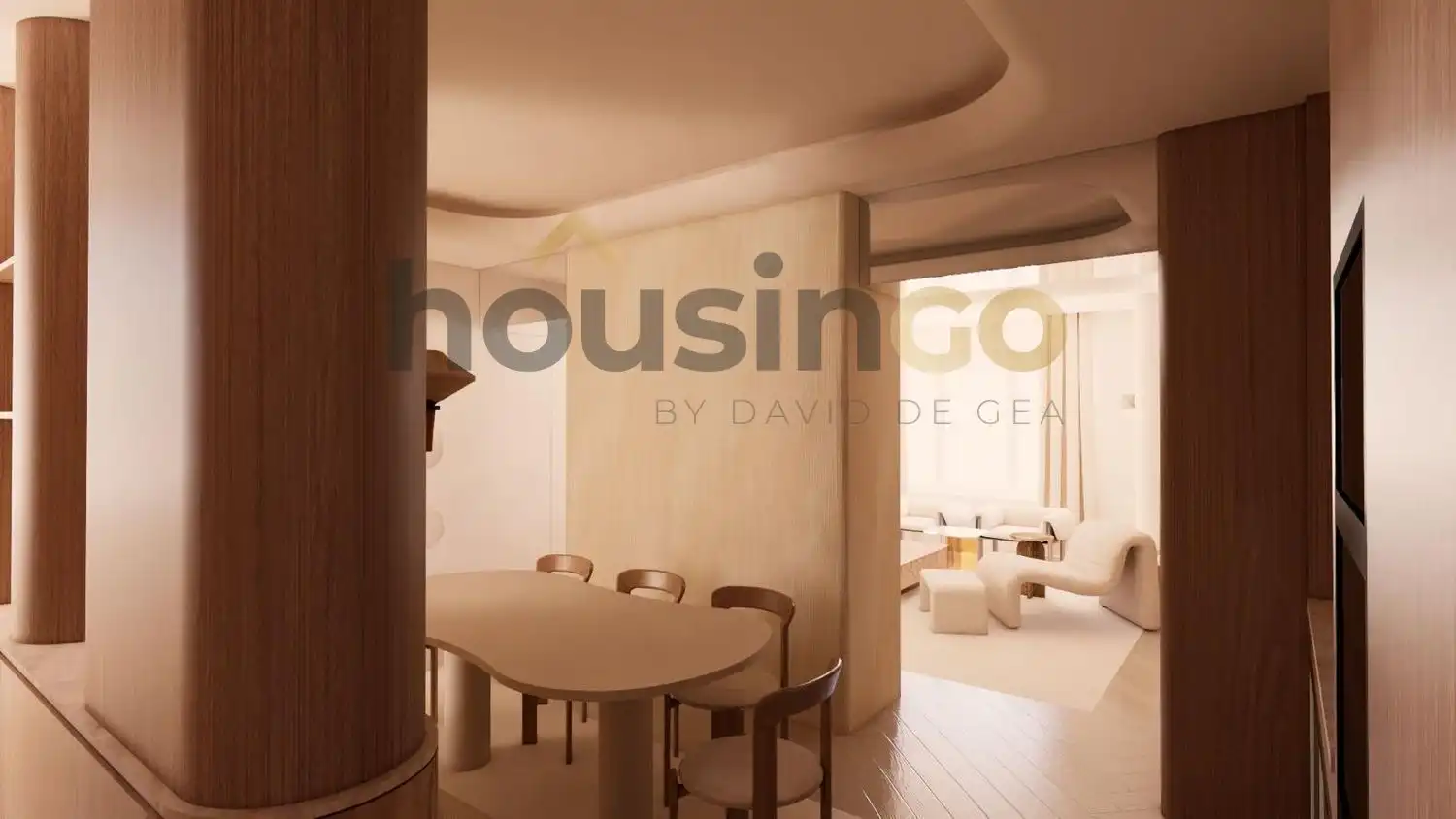 Sala de estar de Piso en venta en Madrid con Aire acondicionado, Calefacción y Amueblado