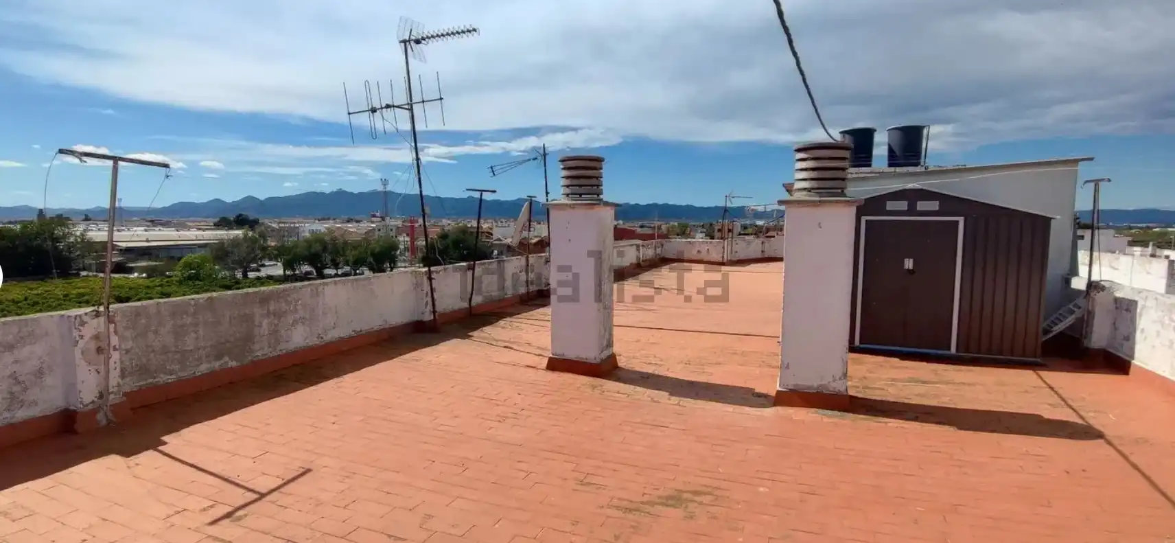 Terrace of Flat for sale in Burriana / Borriana  with Storage room, Balcony and Internet