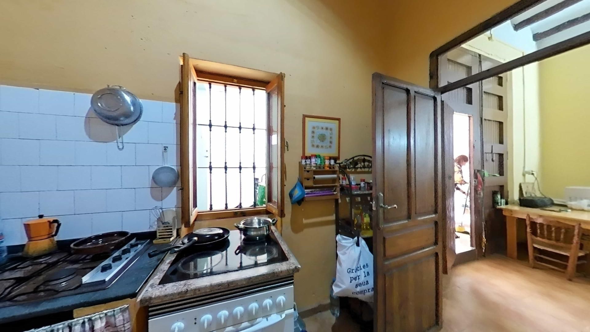 Cuina de Finca rústica en venda en Villanueva de Castellón amb Calefacció, Jardí privat i Terrassa