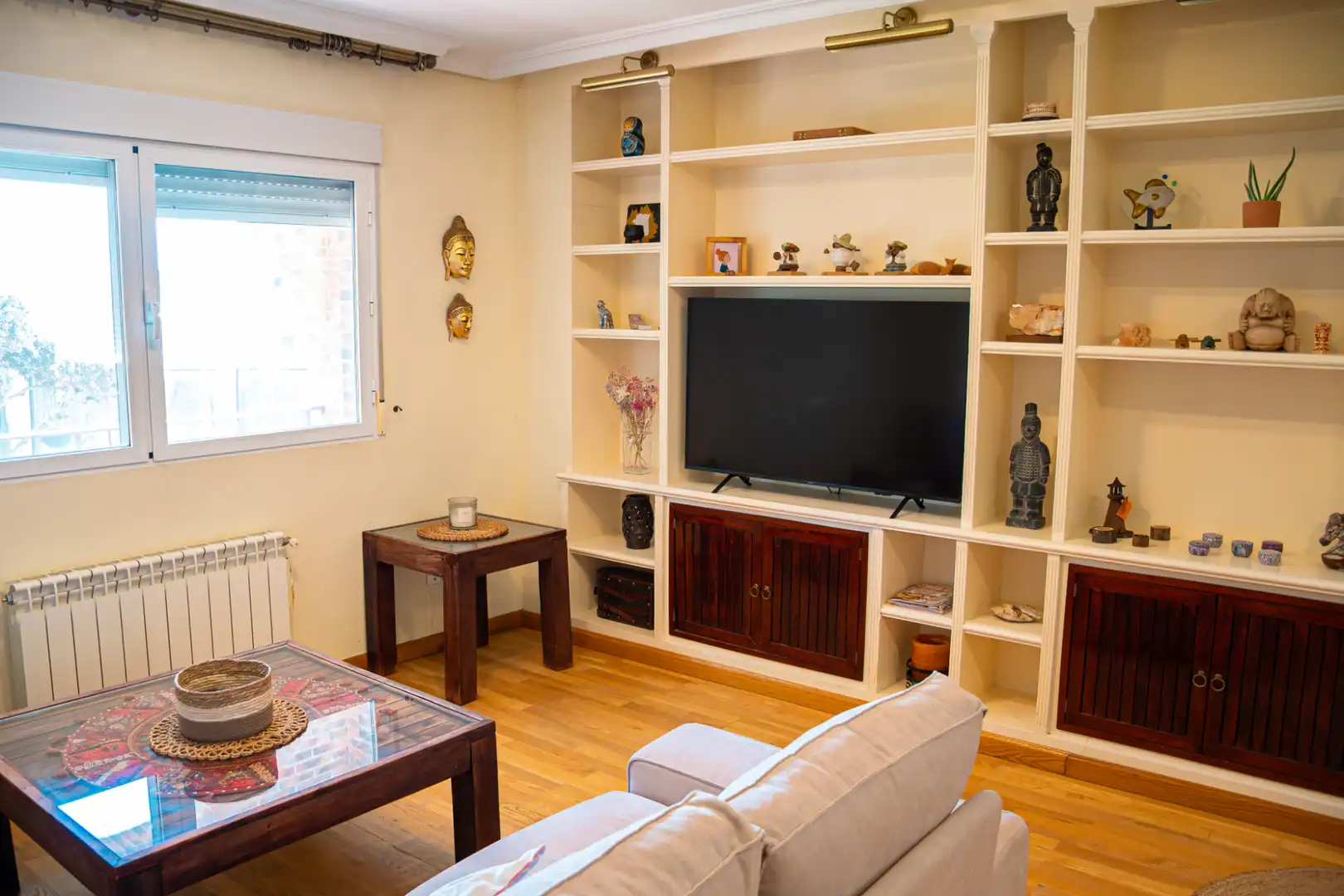 Sala de estar de Casa o chalet en venta en Villalbilla con Aire acondicionado, Calefacción y Jardín privado