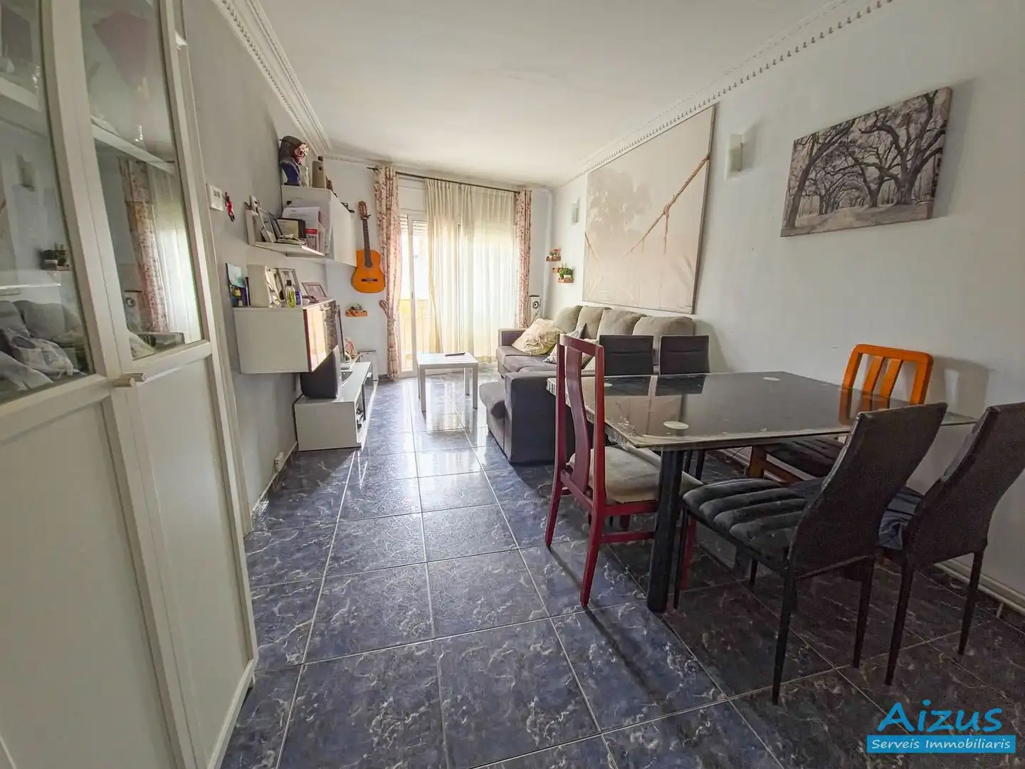 Wohnzimmer von Wohnung zum Verkauf in Ripollet mit Heizung und Ofen
