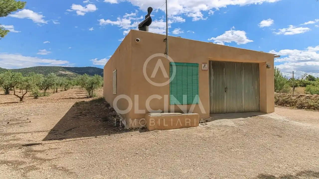 Vista exterior de Finca rústica en venta en Onil con Aire acondicionado y Terraza