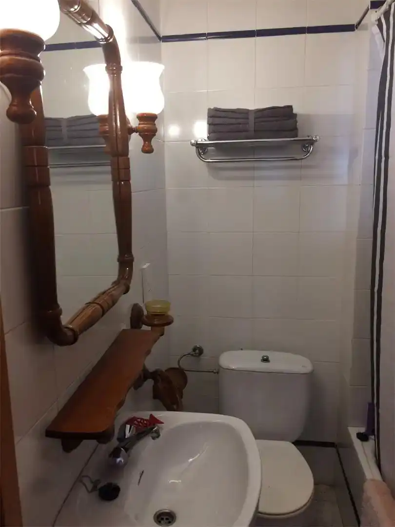 Bathroom of Flat for rent in La Manga del Mar Menor  with Private garden, Storage room and Swimming Pool