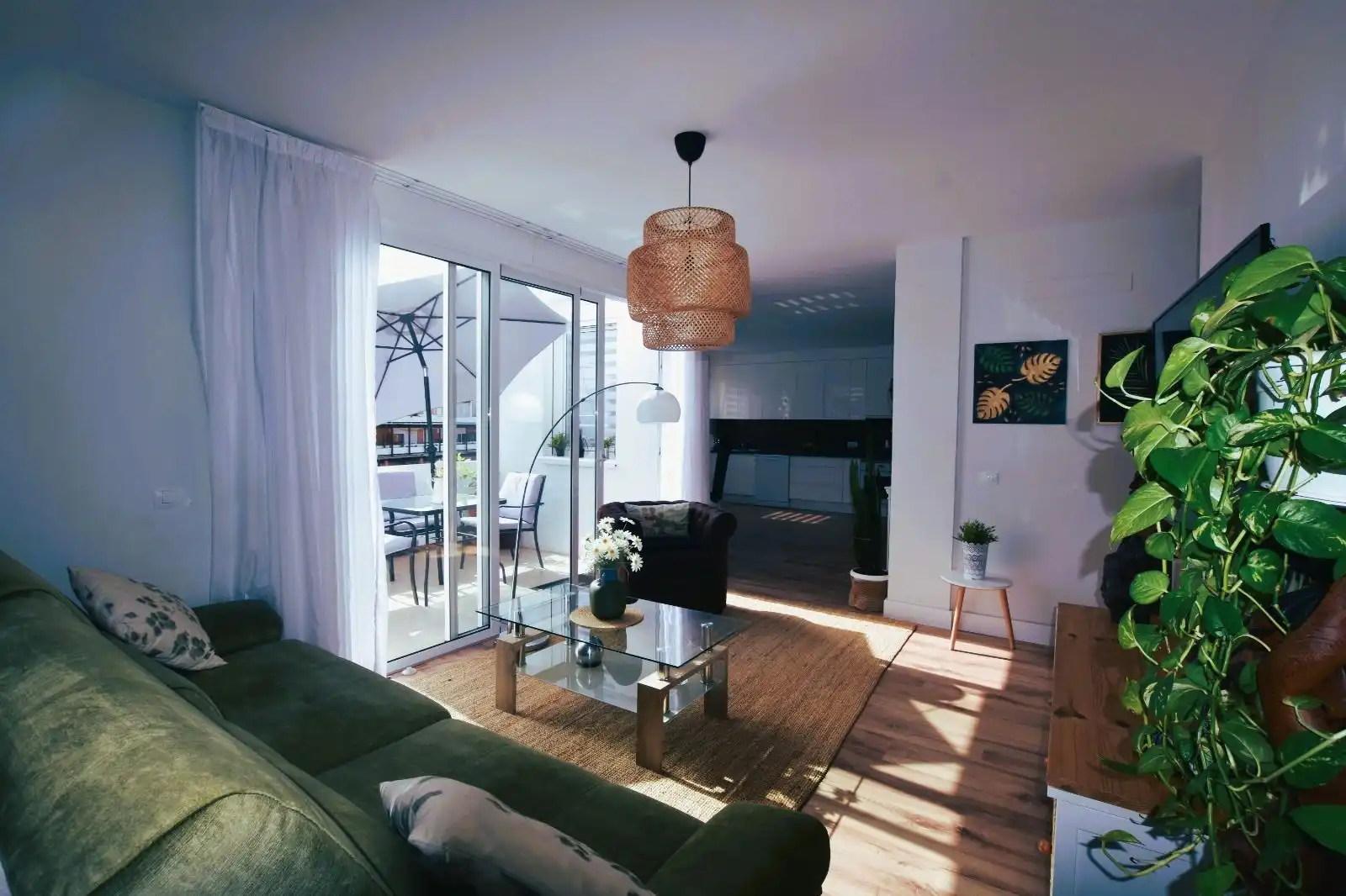 Wohnzimmer von Dachboden zum Verkauf in San Miguel de Abona mit Terrasse, Abstellraum und Möbliert