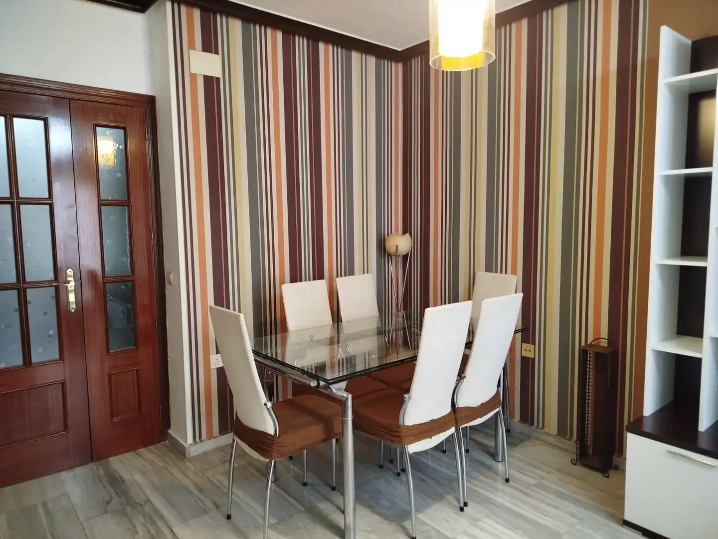 Dining room of Flat for rent in Ciudad Real  with Heating, Terrace and Furnished