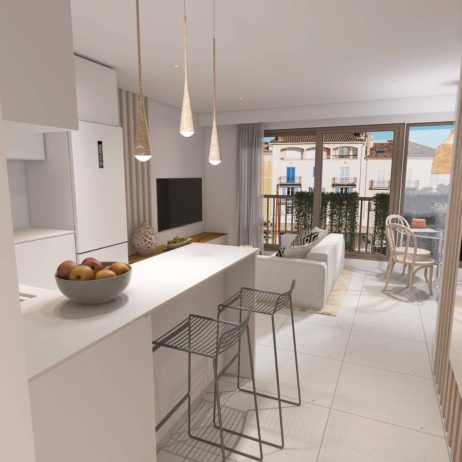 Sala de estar de Piso en venta en Vilassar de Dalt con Aire acondicionado, Calefacción y Horno