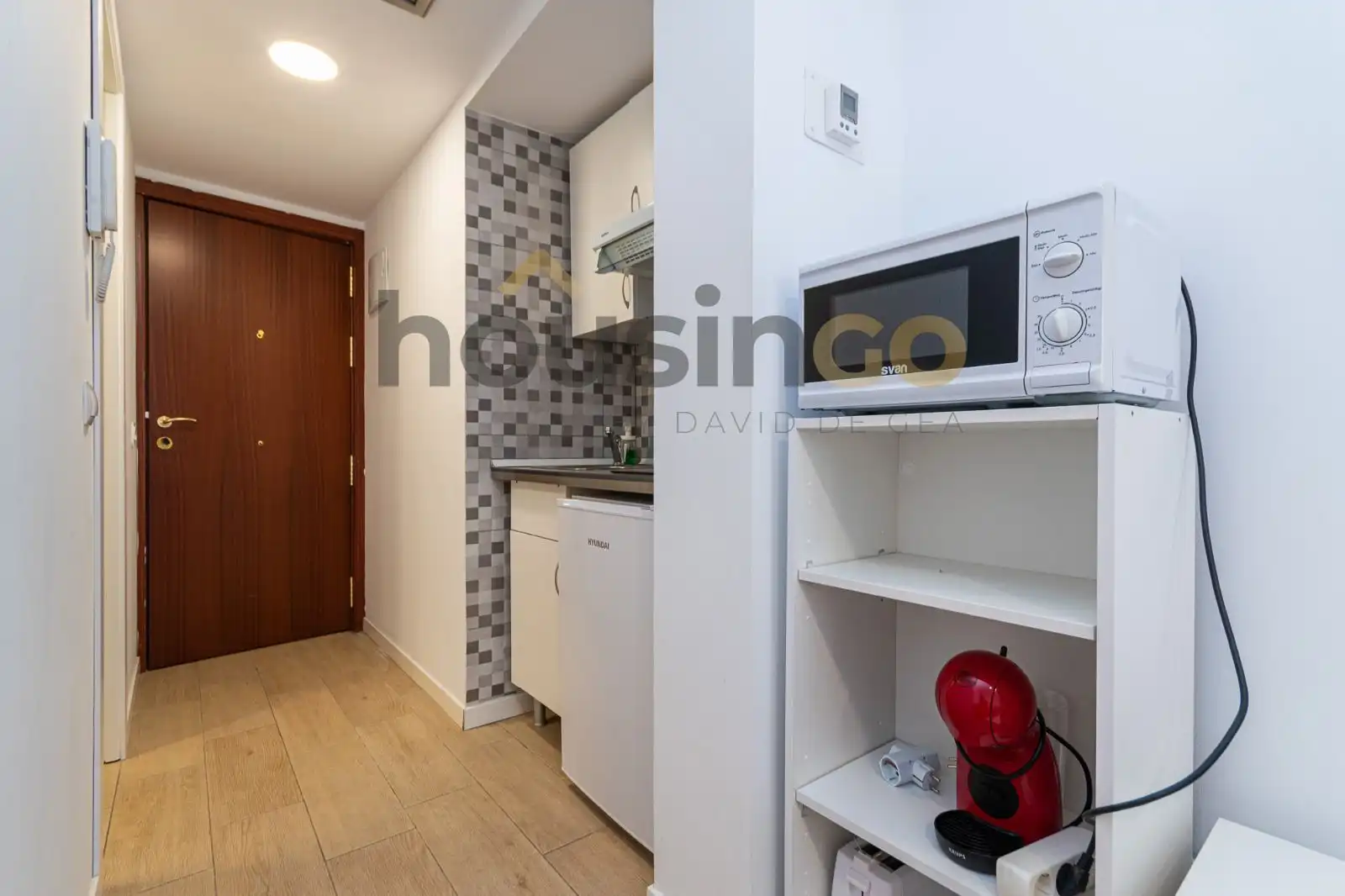Küche von Wohnung zur Miete in Madrid mit Klimaanlage, Heizung und Parkett
