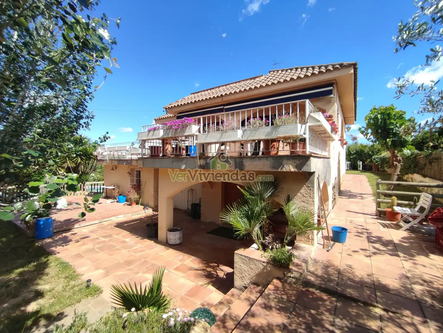 Jardín de Casa o chalet en venta en Esparreguera con Calefacción, Jardín privado y Parquet
