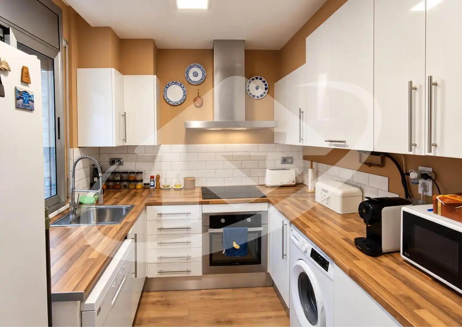 Kitchen of Flat for sale in Sabadell  with Parquet flooring