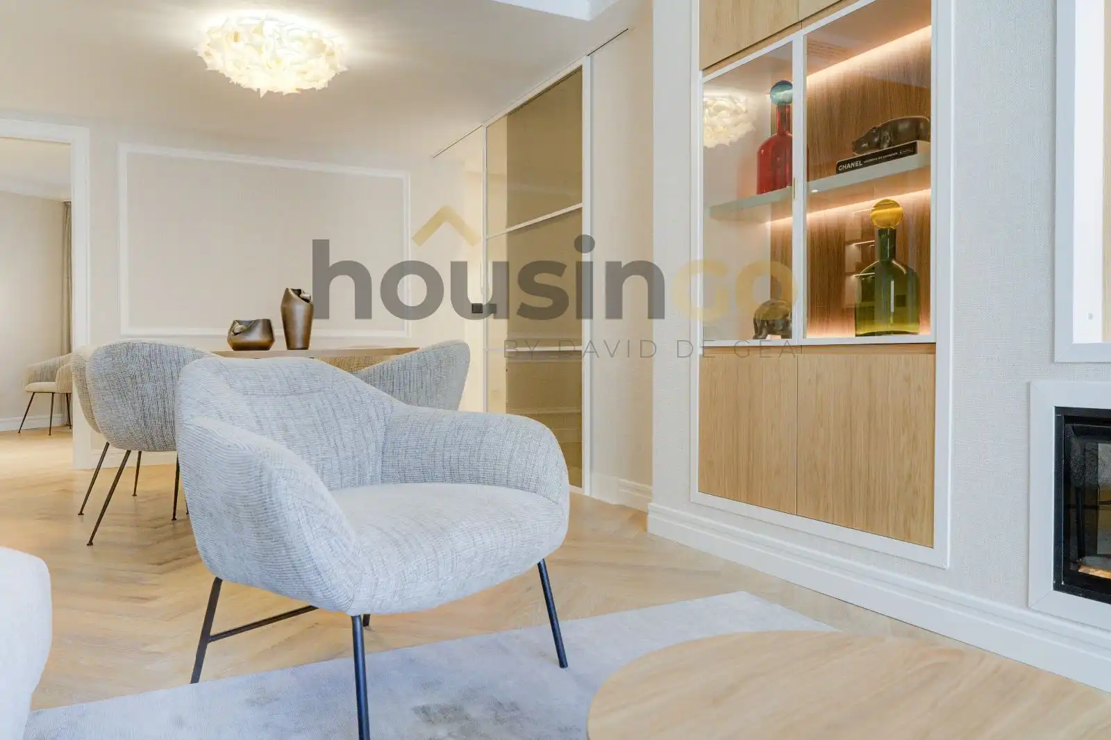 Sala de estar de Piso en venta en Madrid con Aire acondicionado, Calefacción y Parquet