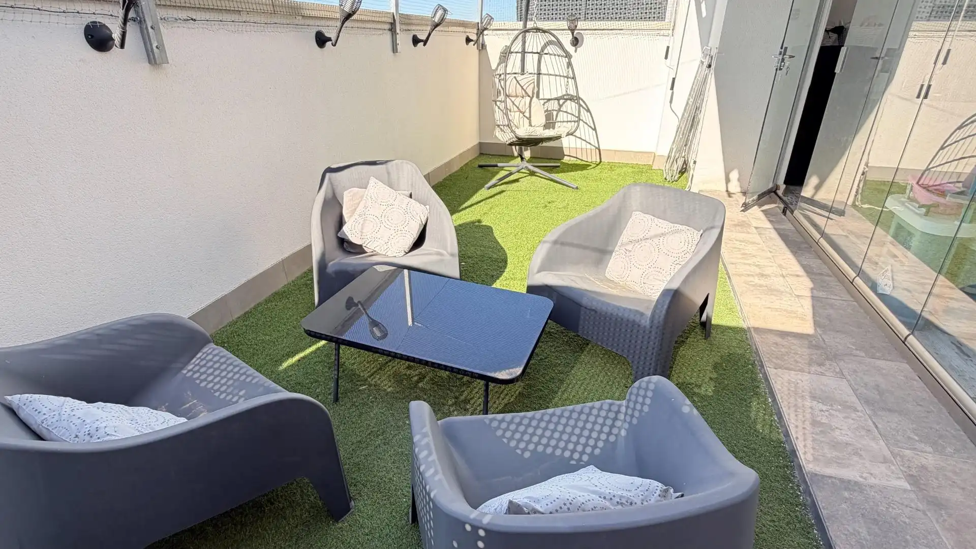 Terrasse von Dachboden zum Verkauf in Elche / Elx mit Heizung, Terrasse und Abstellraum