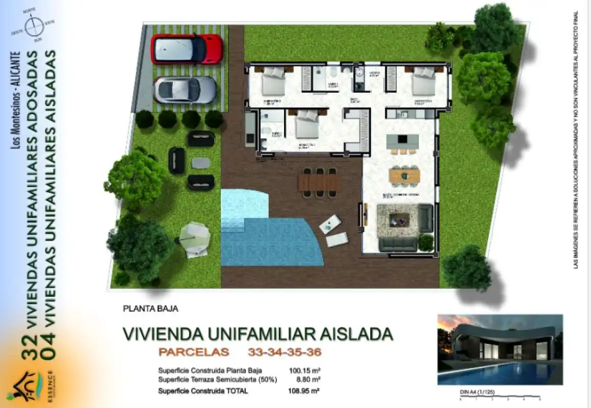 Chalet con piscina en venta en Los Montesinos, imagen 7