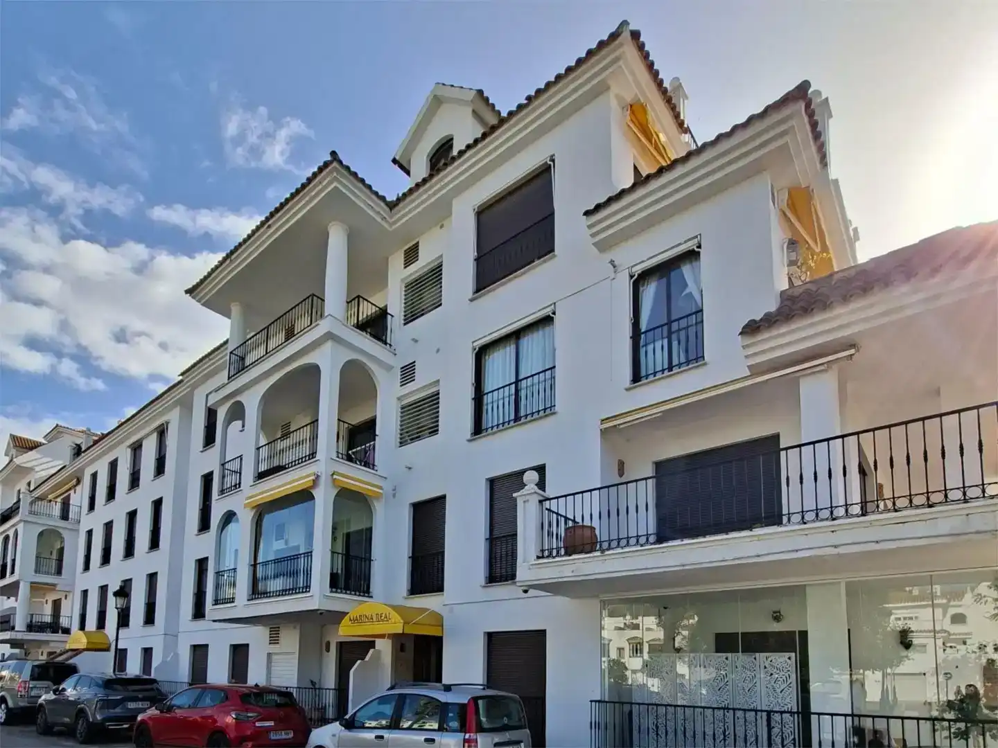 Exterior view of Flat for sale in Manilva  with Air Conditioner and Swimming Pool