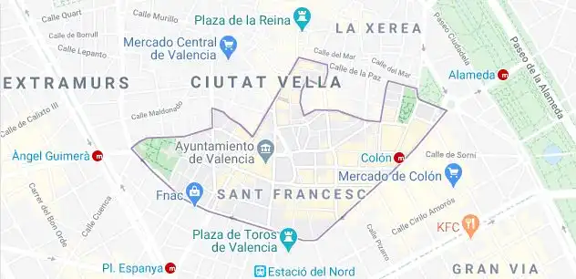 Vista exterior de Pis en venda en Valencia amb Aire condicionat, Calefacció i Traster