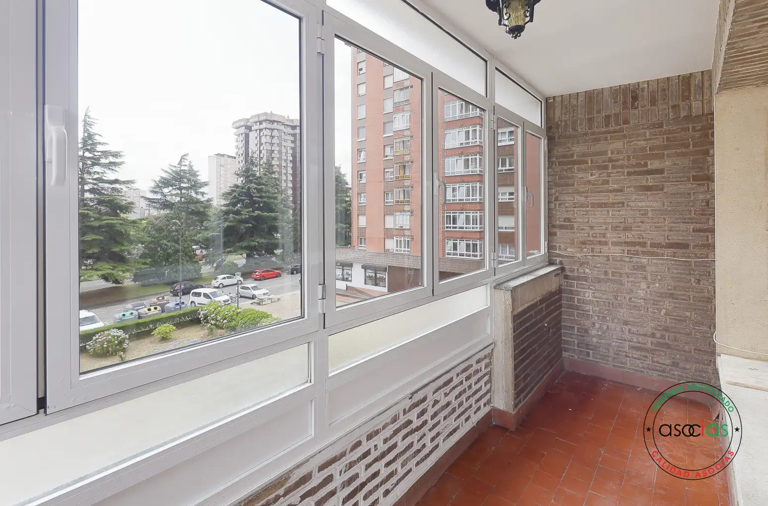 Terrasse von Wohnung zum Verkauf in Gijón  mit Heizung, Parkett und Balkon