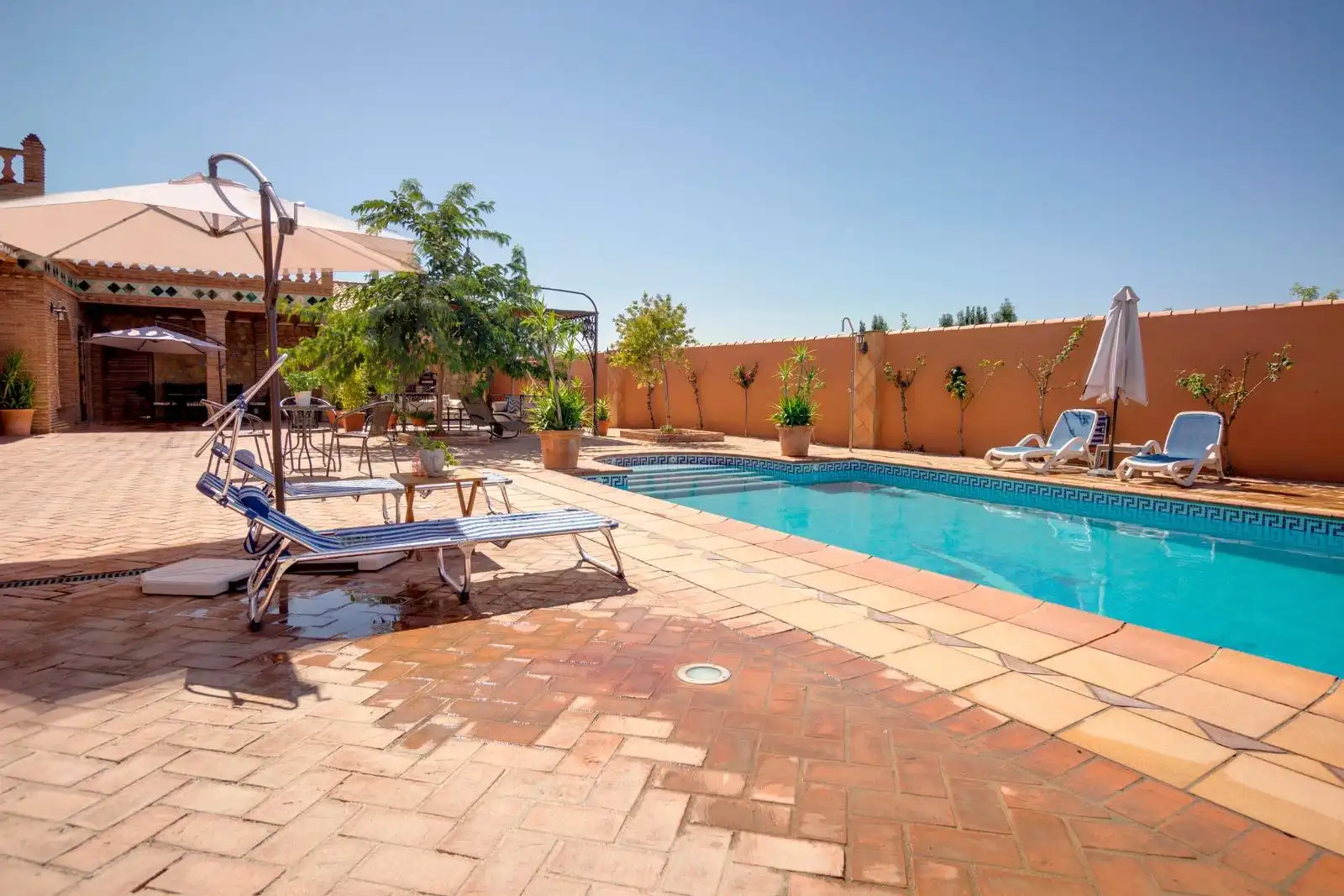 Swimming pool of Houses for rent in Padul  with Private garden, Furnished and Community pool