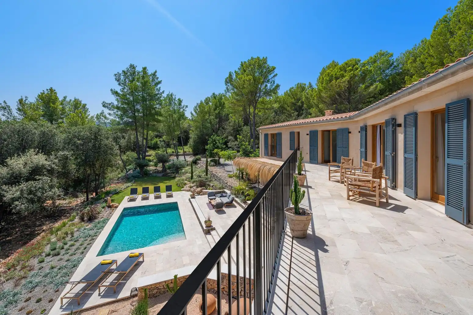 Garden of Houses for rent in Pollença  with Air Conditioner, Terrace and Storage room