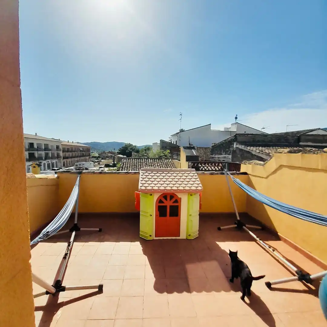 Terrasse von Einfamilien-Reihenhaus zum Verkauf in Xaló mit Heizung, Terrasse und Abstellraum